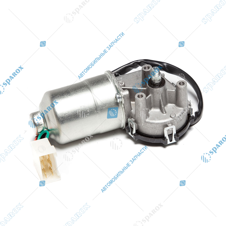 60-5205100-20 AE Привод стеклоочистителя, ГАЗ, н/о, в сборе с трапецией, эл. двигатель аналог Bosch, 12 В