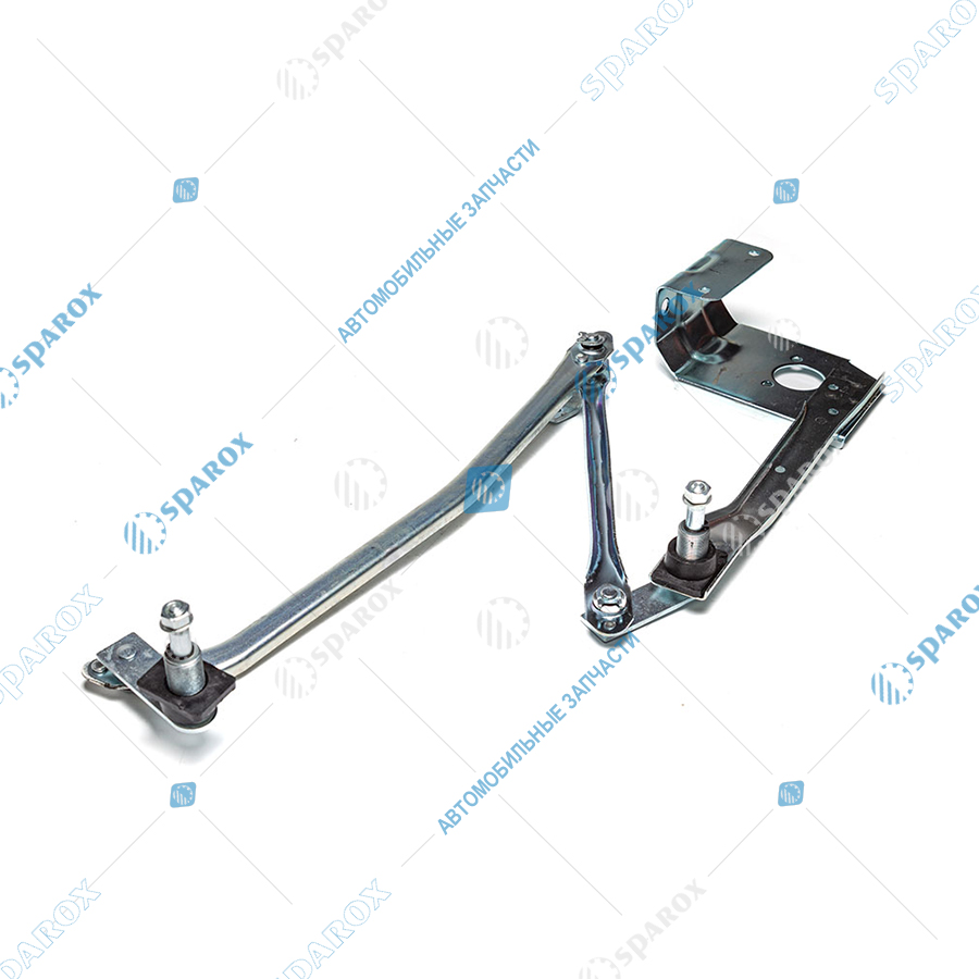 60-5205100-20 AE Привод стеклоочистителя, ГАЗ, н/о, в сборе с трапецией, эл. двигатель аналог Bosch, 12 В