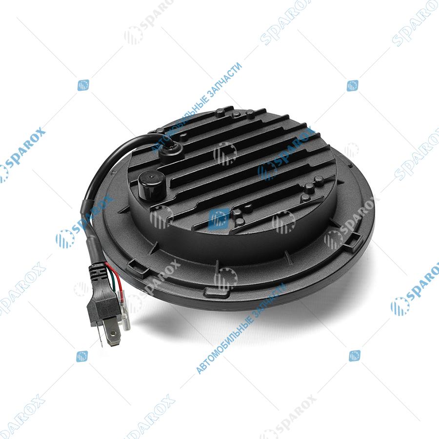 62-3711-4LED AE Фара ВАЗ, ГАЗ, УАЗ, Камаз, МТЗ светодиодная 9-30В, 4 диода (ближний/дальний свет, ДХО, поворотник)