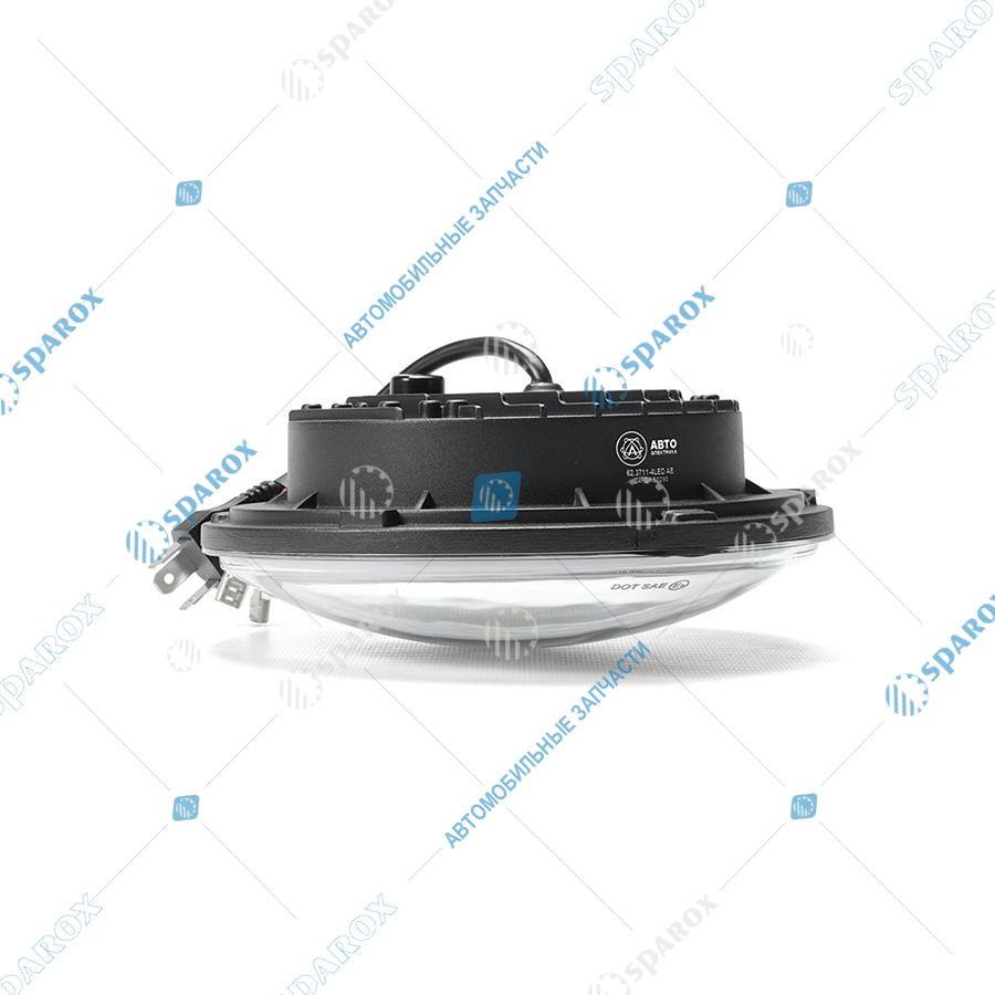 62-3711-4LED AE Фара ВАЗ, ГАЗ, УАЗ, Камаз, МТЗ светодиодная 9-30В, 4 диода (ближний/дальний свет, ДХО, поворотник)