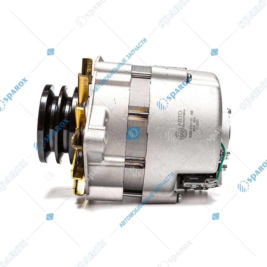 6582-3701-01 AE Генератор МАЗ, ИКАРУС дв. ЯМЗ 28 В, 80 А, 2-ручьевой