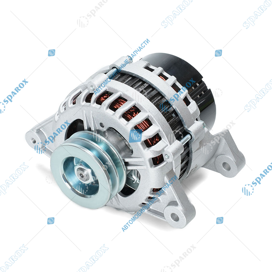 6582-3701-02М АЕ Генератор Камаз, ИКАРУС дв. Д-463-10 28В 8 А 2-ручьевой (6582.3701-02) 6582-3701-02М (АЕ)