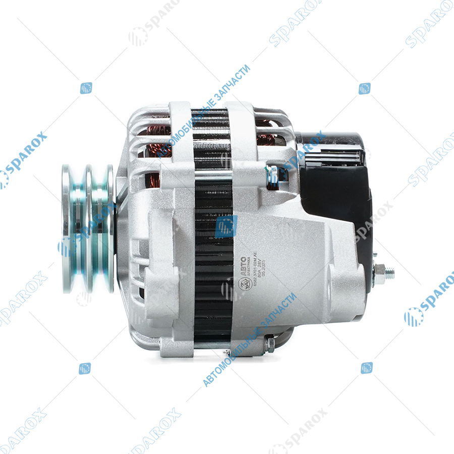 6582-3701-02М АЕ Генератор Камаз, ИКАРУС дв. Д-463-10 28В 8 А 2-ручьевой (6582.3701-02) 6582-3701-02М (АЕ)