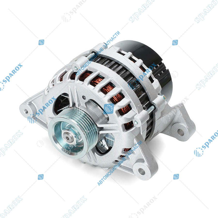 6582-3701-04М АЕ Генератор Камаз дв. Е-2, 28 В, 80 А, поликлиновый (6582.3701-04) 6582-3701-04М (АЕ)