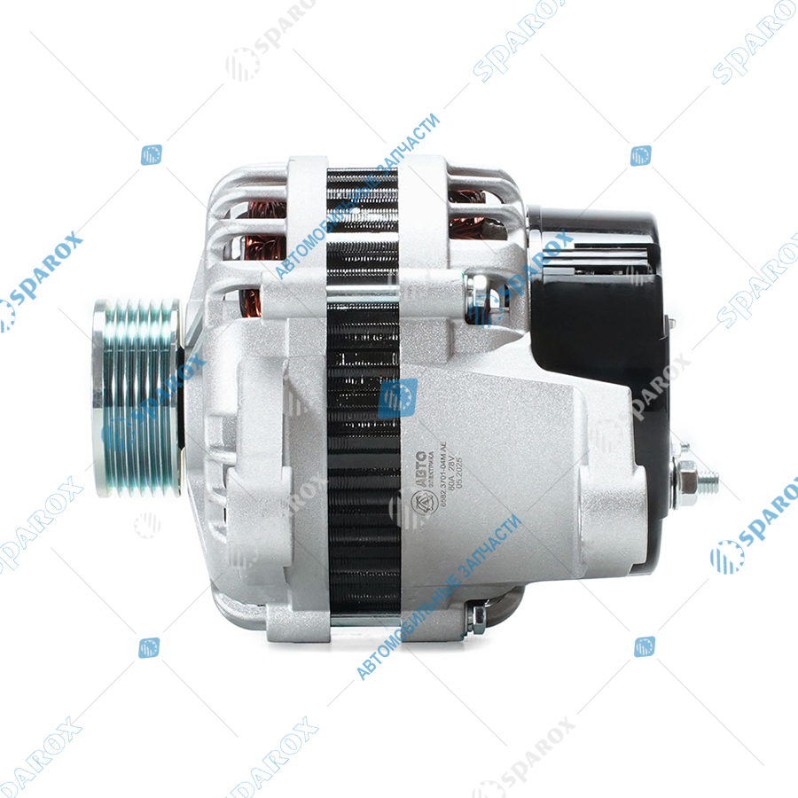 6582-3701-04М АЕ Генератор Камаз дв. Е-2, 28 В, 80 А, поликлиновый (6582.3701-04) 6582-3701-04М (АЕ)