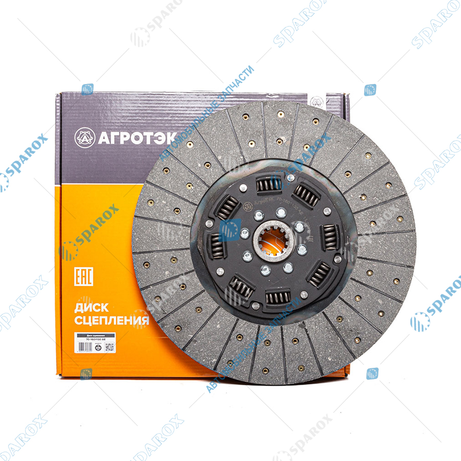 70-1601130 AE Диск сцепления ведомый, МТЗ, с пружинами, d=340мм