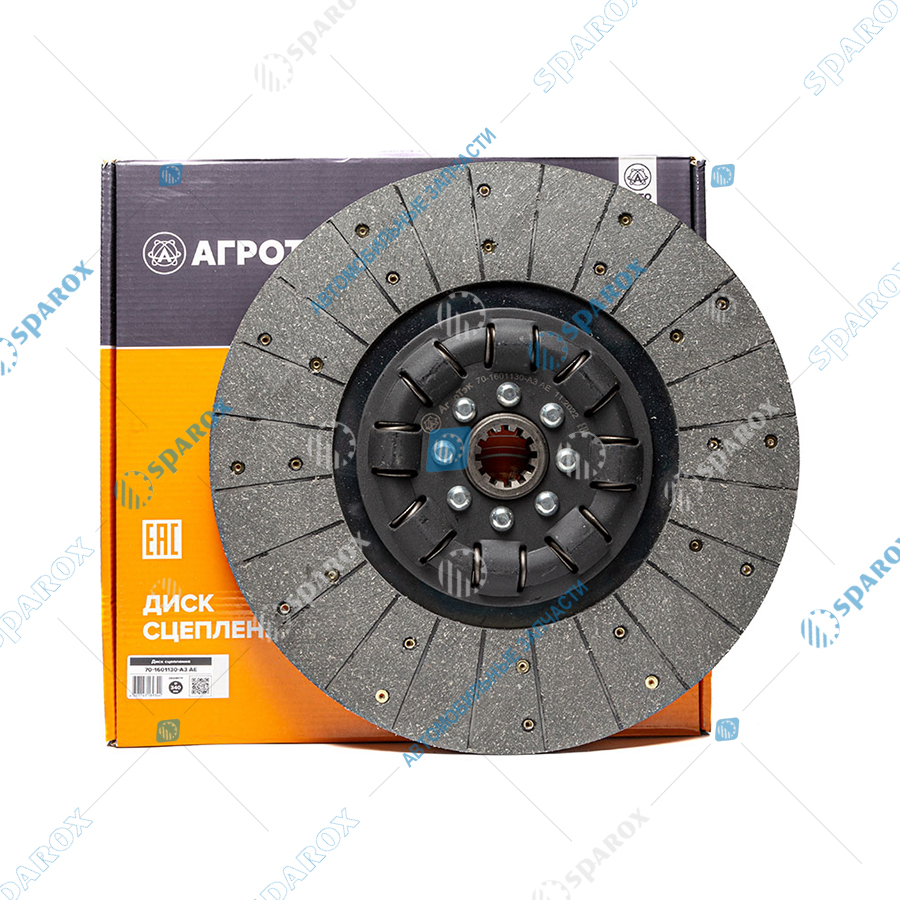 70-1601130-А3 AE Диск сцепления ведомый, МТЗ, с закрытыми пружинами, d=340мм