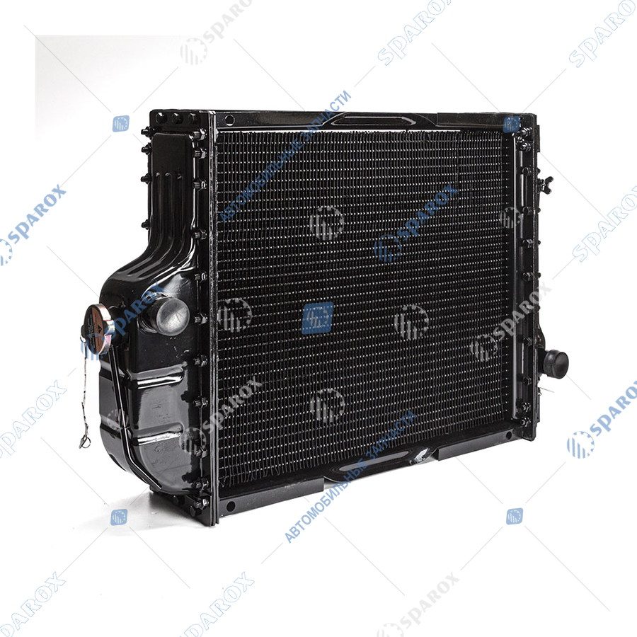 70У-1301010 Радиатор водяного охлаждения, МТЗ, 4-х ряд., алюминиевый, бачки металл