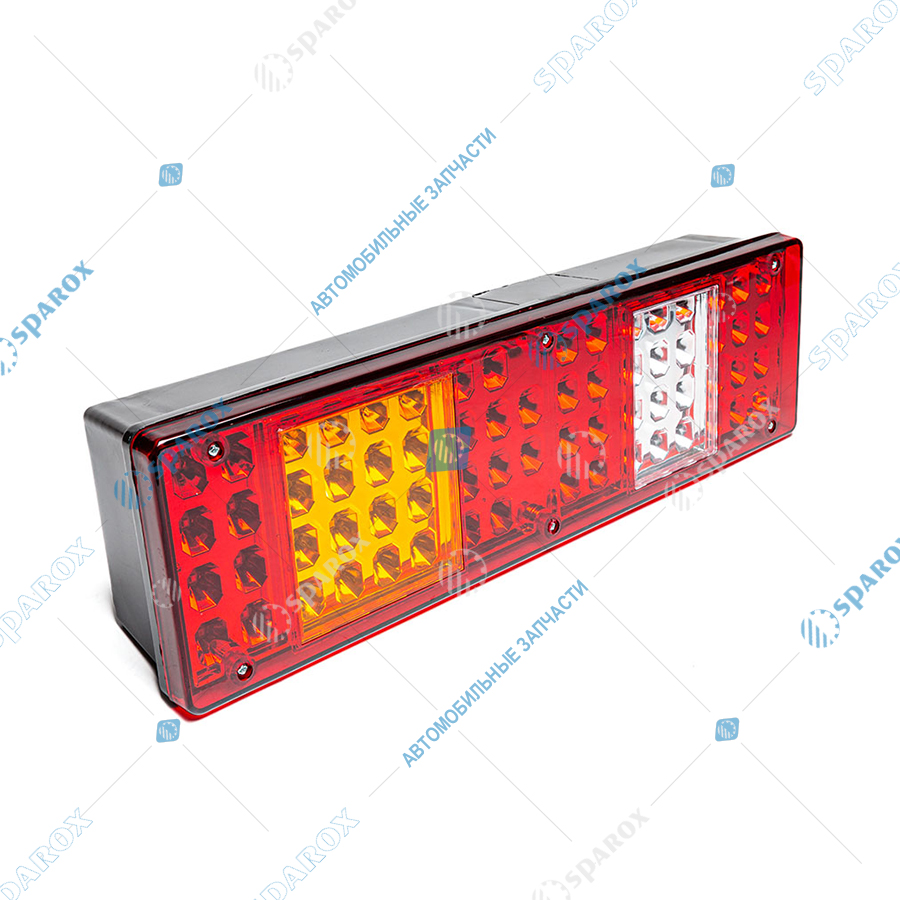 7442-3716-09 AE Фонарь задний Камаз правый светодиодный жгут с разъемом (Tyco Electronics), 24 В