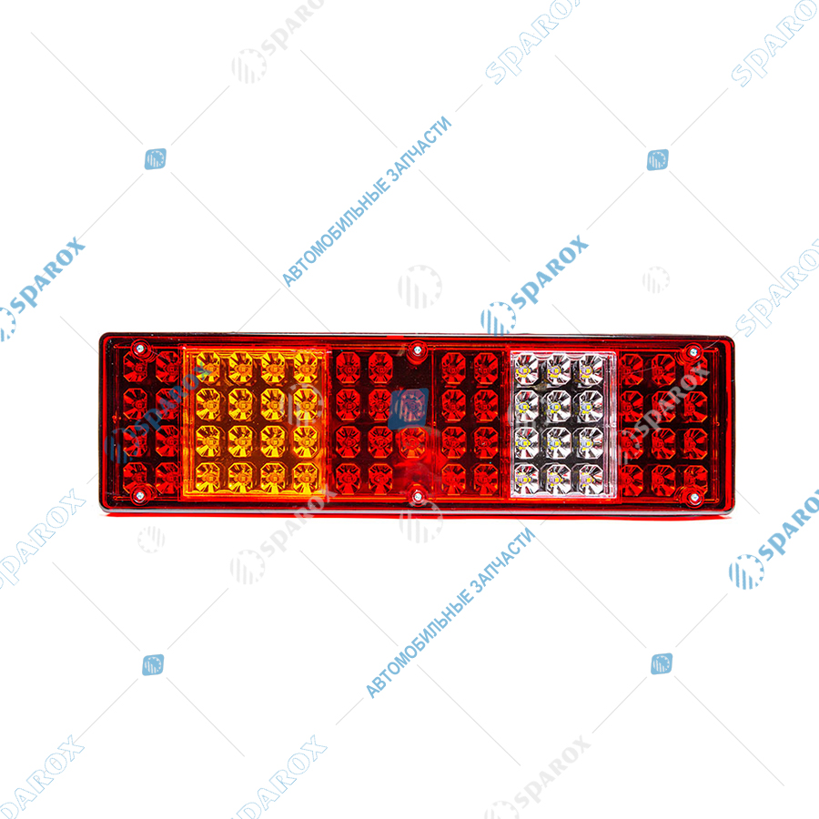 7442-3716-09 AE Фонарь задний Камаз правый светодиодный жгут с разъемом (Tyco Electronics), 24 В