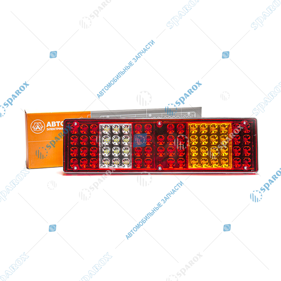 7452-3716 LED AE Фонарь задний МАЗ левый светодиодный с подсветкой 24 В