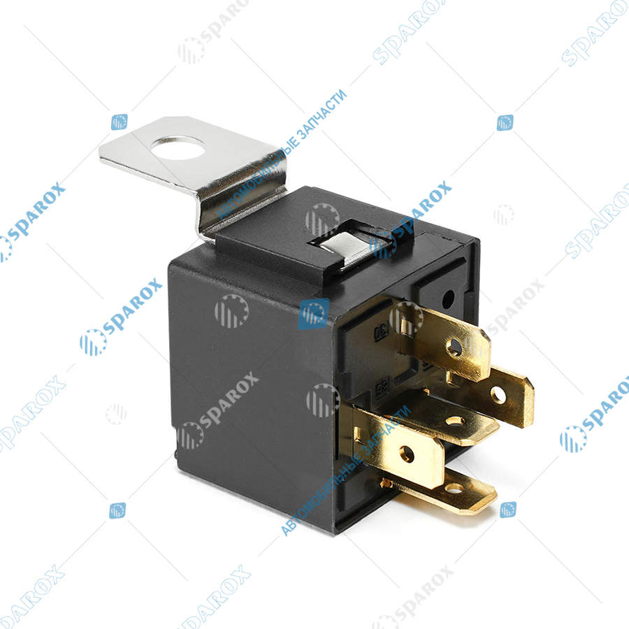 751-3777 AE Реле стартера (5-и контактное), ГАЗ, КамАЗ, ЗИЛ, МАЗ, 24 В, 20/10 А, переключающее, с кронштейном (карман под кронштейн), медные контакты, в блистере (ан. 901.3747, 981.3777)