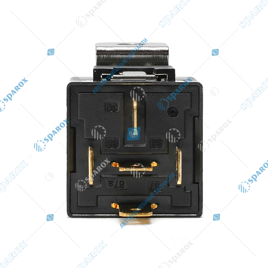 751-3777-01 AE Реле стартера (5-и контактное), КамАЗ, МАЗ, УРАЛ, ГОМСЕЛЬМАШ, АМКОДОР, 24 В, 20/10 А, переключающее, с кронштейном (карман под кронштейн), медные контакты, в блистере (ан. 901.3747-01, 981.3777-01)