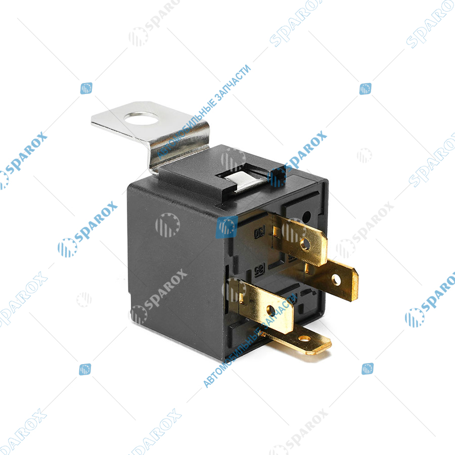 751-3777-10 AE Реле стартера (4-х контактное), ГАЗ, КамАЗ, МАЗ, ПТЗ, 24 В, 20 А, замыкающее, с кронштейном (карман под кронштейн), медные контакты, в блистере (ан. 901.3747-10, 981.3777-10)