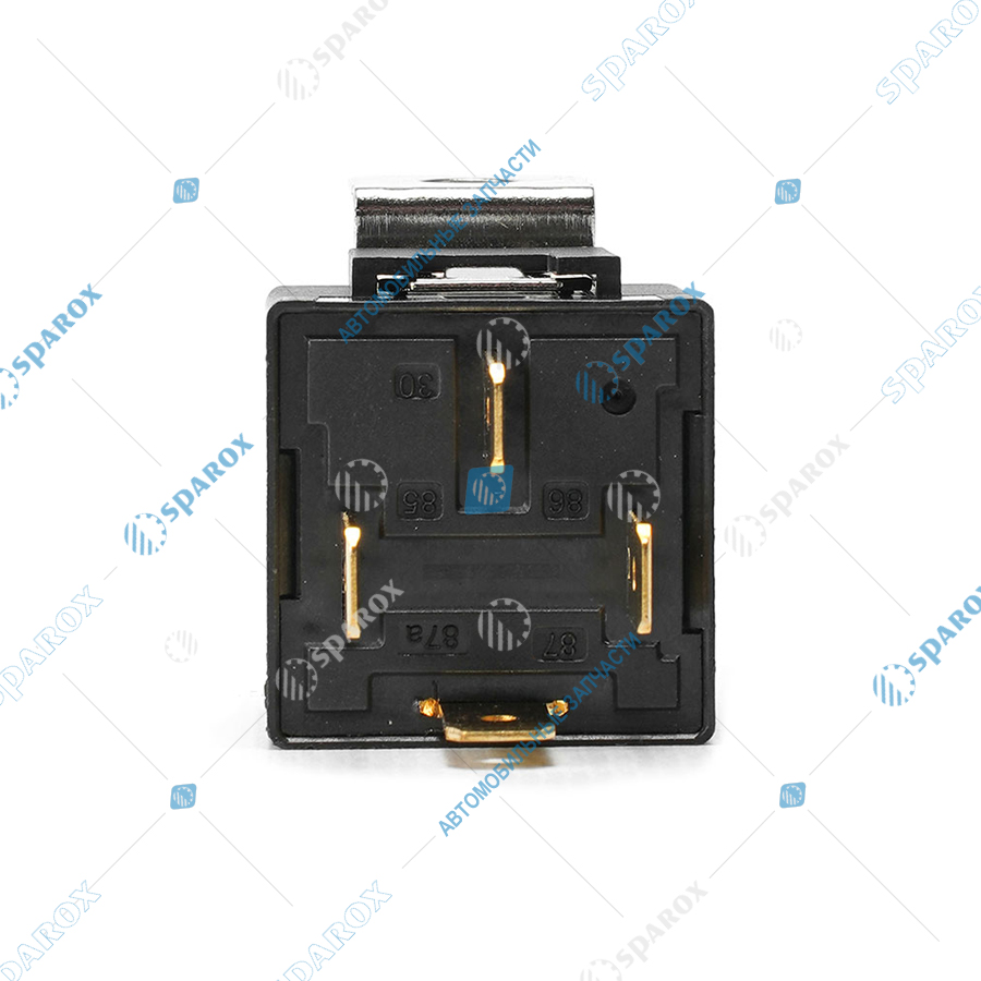 751-3777-10 AE Реле стартера (4-х контактное), ГАЗ, КамАЗ, МАЗ, ПТЗ, 24 В, 20 А, замыкающее, с кронштейном (карман под кронштейн), медные контакты, в блистере (ан. 901.3747-10, 981.3777-10)