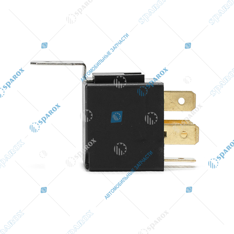 753-3777 AE Реле стартера (5-и контактное), КамАЗ, МАЗ, РОСТСЕЛЬМАШ, ГОМСЕЛЬМАШ, АМКОДОР, 24 В, 20/10 А, переключающее, с кронштейном (карман под кронштейн) и помехоподавляющим резистором, медные контакты, в блистере (ан. 903.3747, 983.3777)