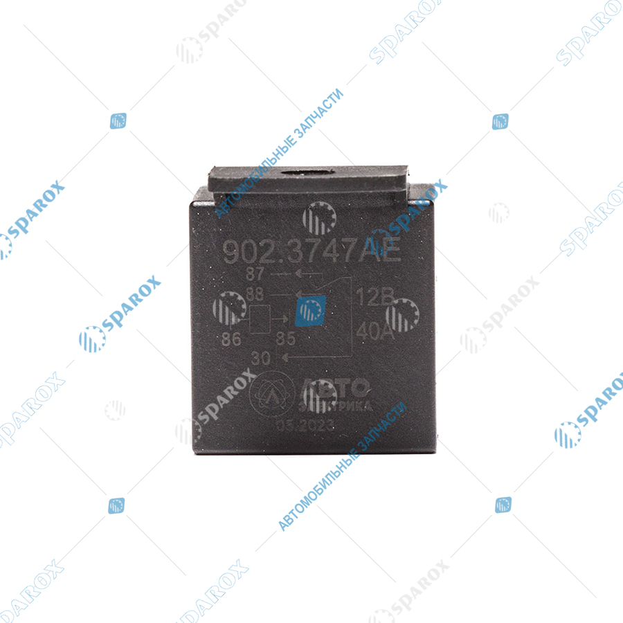 902-3747 AE Реле стартера (5-и контактное), ВАЗ, ГАЗ, УАЗ, 12 В, 40 А, переключающее, с кронштейном  (ан. 752.3777, 982.3777-001)