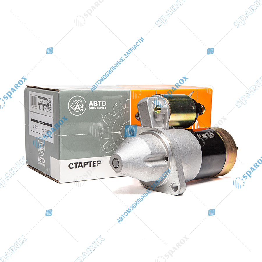 925-3708 AE Стартер редукторный для пускового двигателя (П-350, ПД-10), МТЗ, ВгТЗ, 12 В, 0.9 кВт, 9 зуб. (ан. СТ362А)