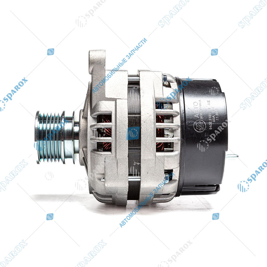 9402-3701-18 АЕ Генератор ГАЗ дв. УМЗ 14 В, 125 А, поликлиновый