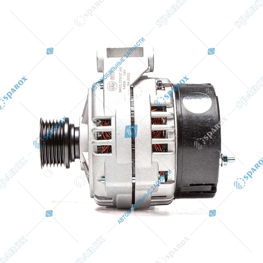 9422-3701С AE Генератор ГАЗ, УАЗ. дв. ЗМЗ 14 В, 140 А, поликлиновый