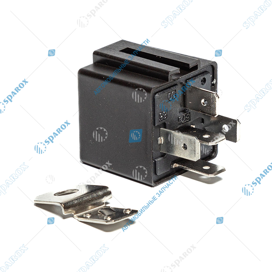981-3777 AE Реле стартера (5-и контактное), ГАЗ, КамАЗ, ЗИЛ, МАЗ, 24 В, 20/10 А, переключающее, с кронштейном (карман под кронштейн), (ан. 901.3747, 751.3777)