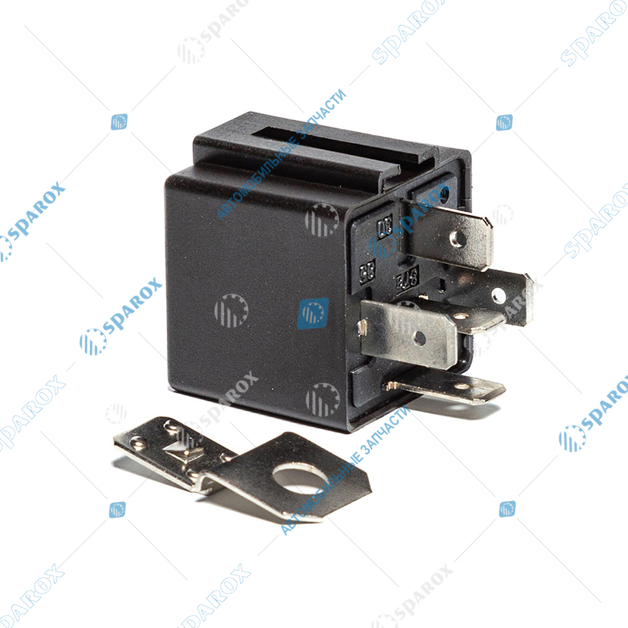 981-3777-01 AE Реле стартера (5-и контактное), КамАЗ, МАЗ, УРАЛ, ГОМСЕЛЬМАШ, АМКОДОР, 24 В, 20/10 А, переключающее, с кронштейном (карман под кронштейн) (ан. 901.3747-01, 751.3777-01)