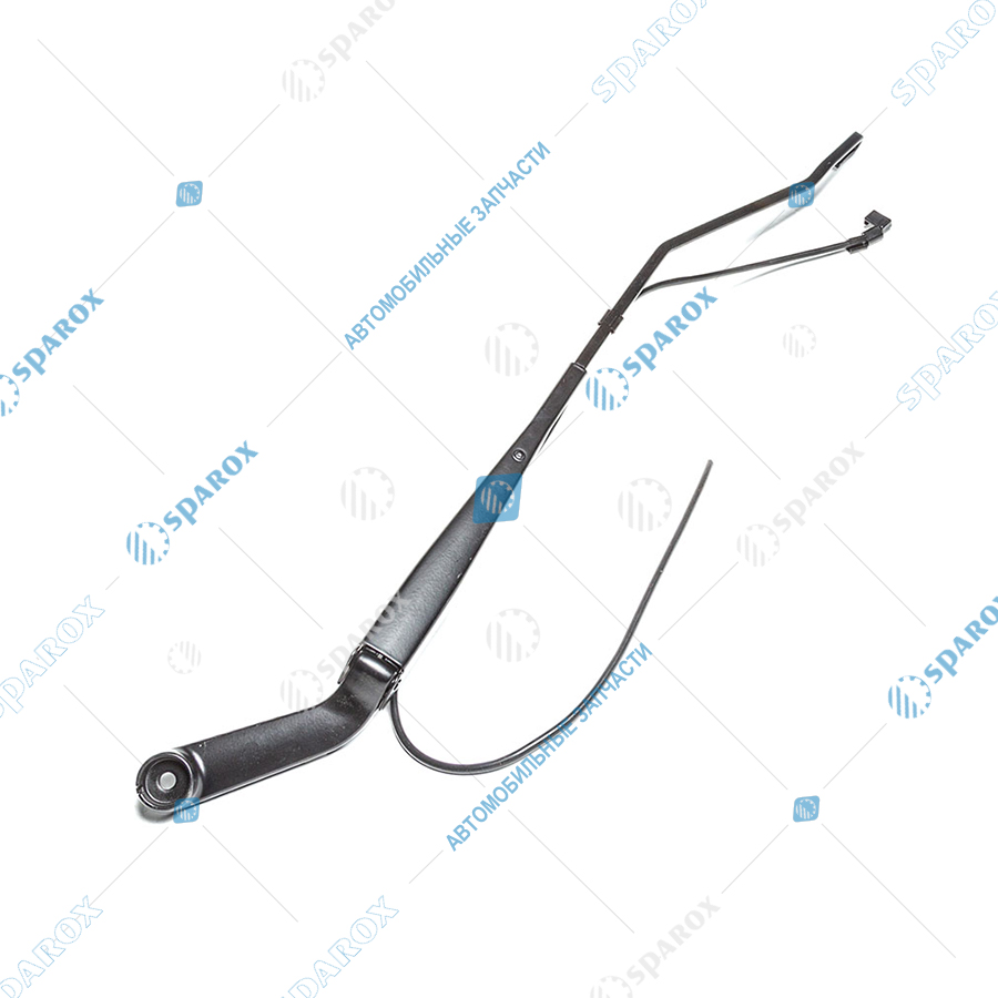 A21R23-5205800 AE Рычаг стеклоочистителя, ГАЗ, левый, в сборе с форсункой, крюк