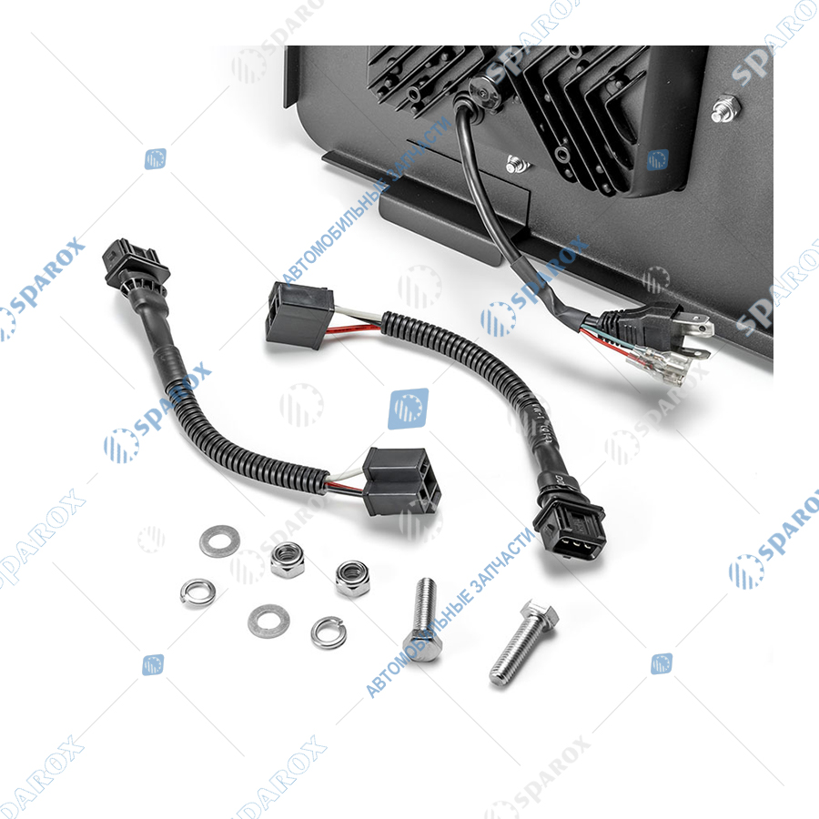 АЕ-FG308-RT-SET-LED Комплект светодиодных фар (2 шт), МТЗ, 9-30 В (ближний/дальний свет, ДХО, поворотник, с рамкой крепления), прямоугольная (ан. ФГ308)
