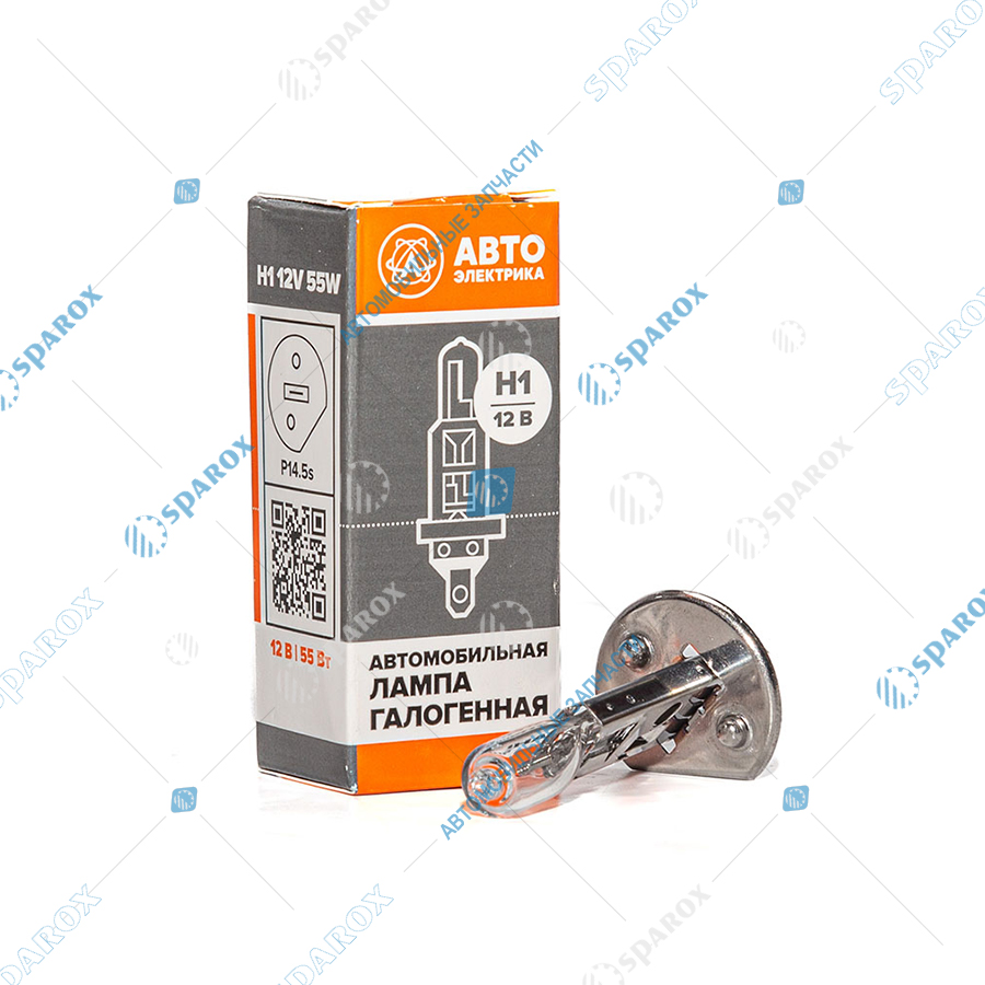 АЕ-H1 12-55 P14.5s Автолампа H1 12V 55W P14.5S (АЕ)