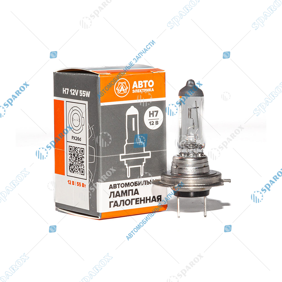АЕ-H7 12-55 PX26d Автолампа H7 12V 55W PX26D (АЕ)