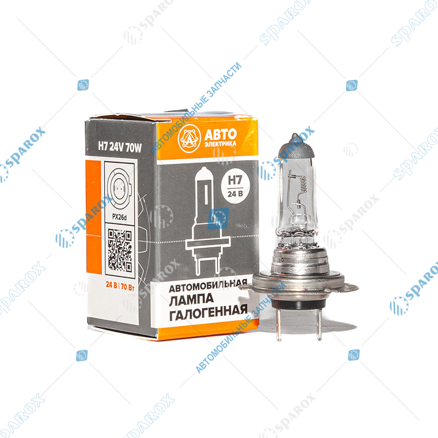 АЕ-H7 24-70 PX26d Автолампа H7 24V 70W PX26D (АЕ)