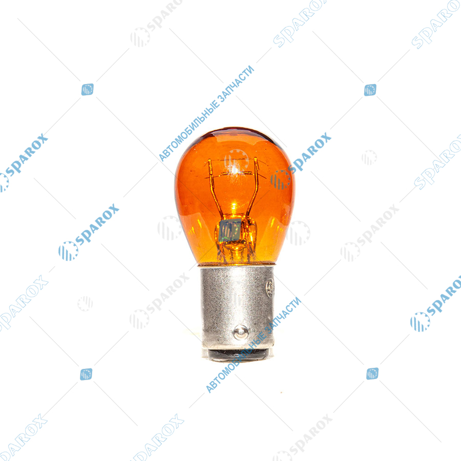 АЕ-А24-21+5 BAY15d (ORANGE) Автолампа PY21/5W 24V 21/5W BAY15D оранжевая большая двухконтактная (АЕ)
