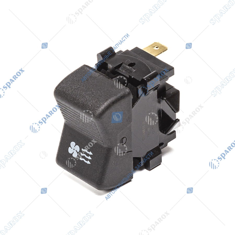 П147-03.11 AE Переключатель клавиша отопителя, ГАЗ, БЕЛАЗ, УРАЛ, ЛАЗ, ПАЗ, РАФ, 12/24 В