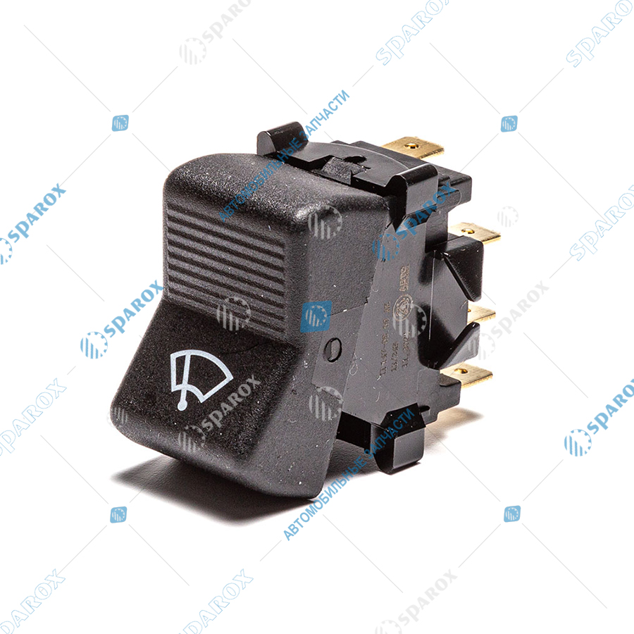 П147-09.09 AE Переключатель клавиша стеклоочистителя, КамАЗ, КРАЗ, МТЗ, БЕЛАЗ, ЛАЗ, АМКОДОР, 12/24 В