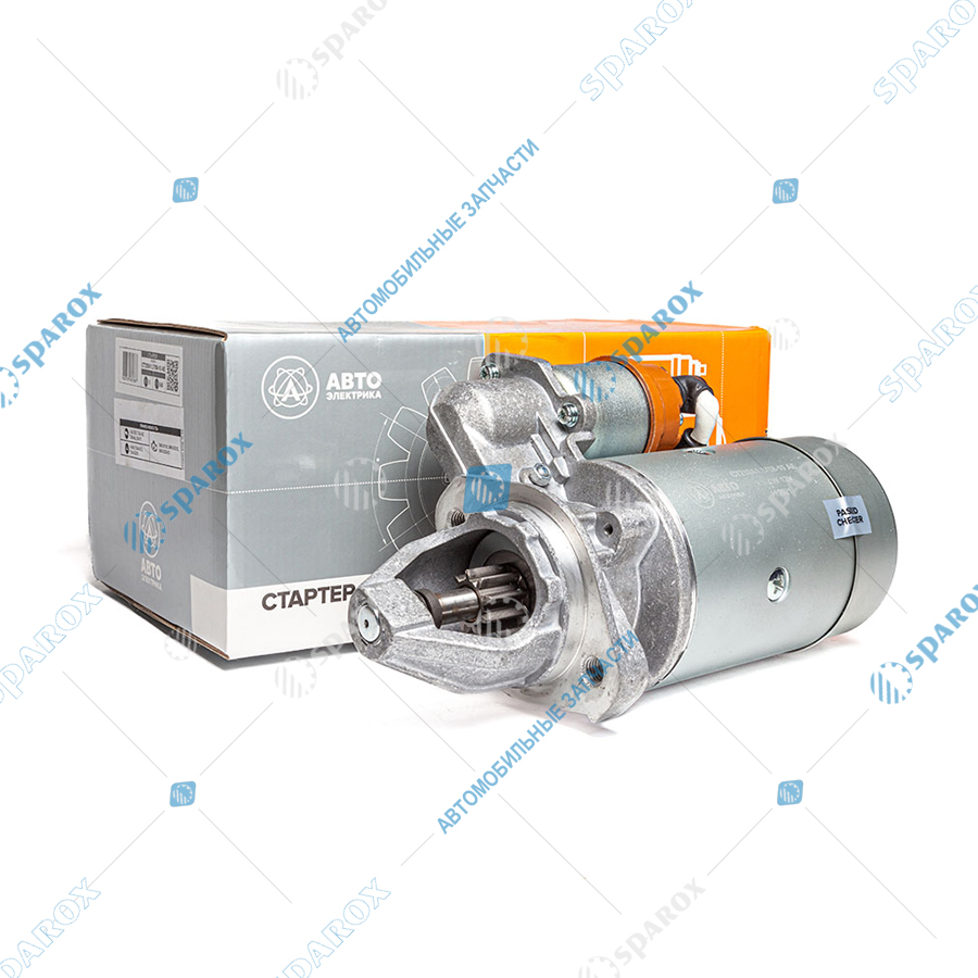СТ230А1-3708000-10 AE Стартер, ГАЗ, ПАЗ, дв. ЗМЗ, 12 В, 0.84/1.5 кВт, 9 зуб.