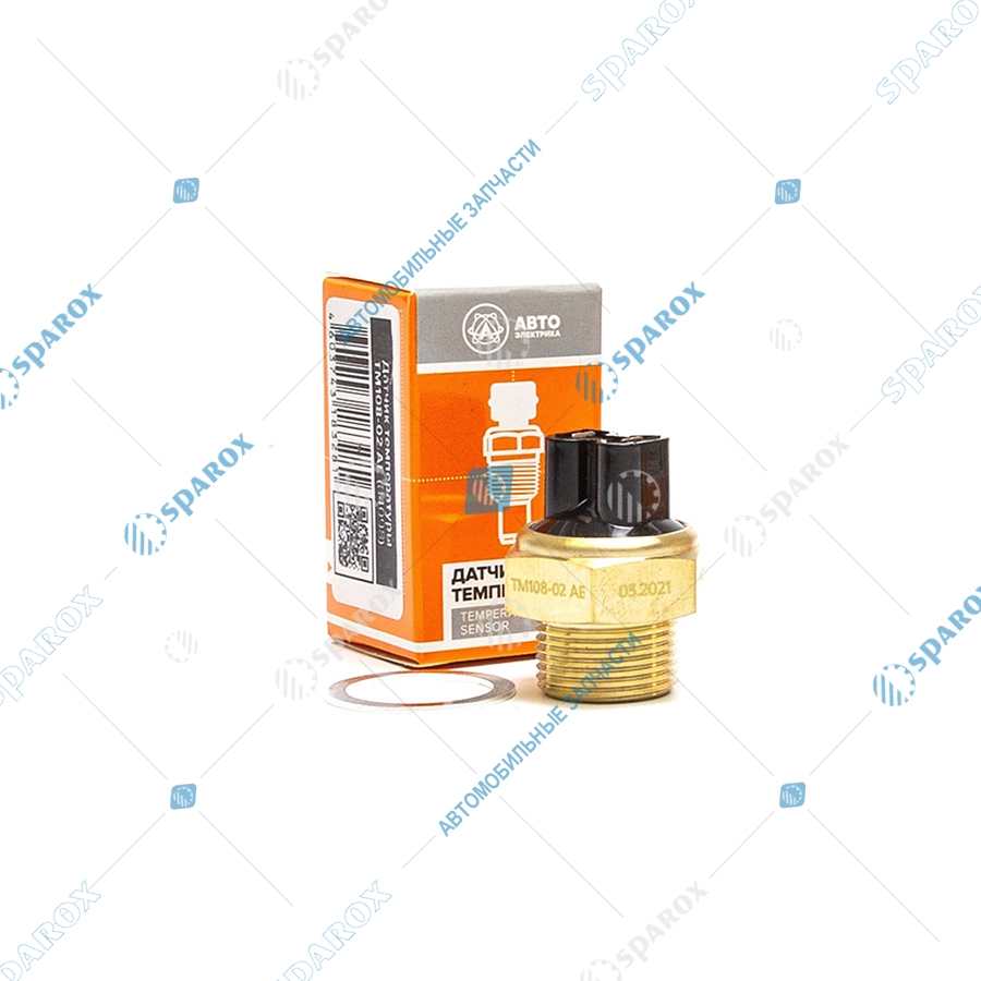 АЕ-ТМ108-02 Датчик включения вентилятора (87°С-82°С), АЗЛК, ГАЗ, ВАЗ