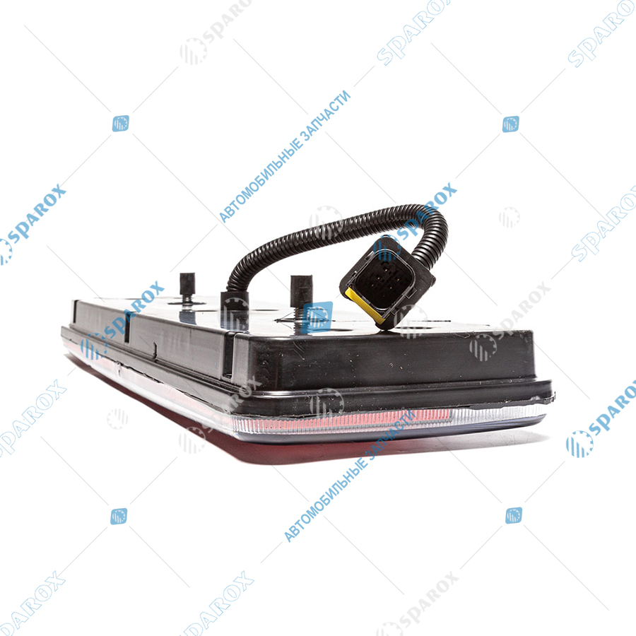 АЕ-8512.3716-21-К5 (Ф018 AE) Фонарь задний, КамАЗ К5, левый, светодиодный, с прямоугольным 6-ти контактным разъемом, 24 В