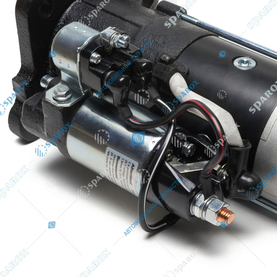 АЕ-М9Т.9112 Стартер редукторный, КамАЗ, УРАЛ, дв. КамАЗ, 24 В, 5.0/8.5 кВт, 10 зуб. (ан. 8912.3708, 2501.3708-11, 142Б2, AZJ3367)