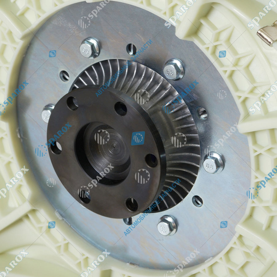 8481-1318006-02 Муфта вязкостная (ТМЗ) с крыльчаткой вентилятора D=660мм, 9 лопастей