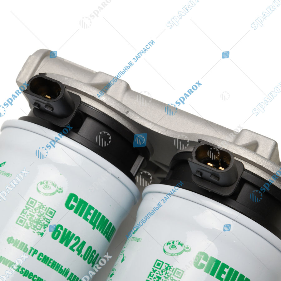 740.51-1117010-24V-СПЕЦМАШ Фильтр топливный ЕВРО-4, 5, в сборе С ПОДОГРЕВОМ (аналог 23.1117010-24V, 6W.55.349.20-24V) (СПЕЦМАШ)