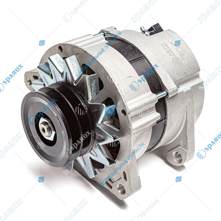1702-3771 AE Генератор УРАЛ, КРАЗ, БАЗ, Камаз, МАЗ дв. ЯМЗ 28В 60А 2-ручьевой 1702-3771 (AE)