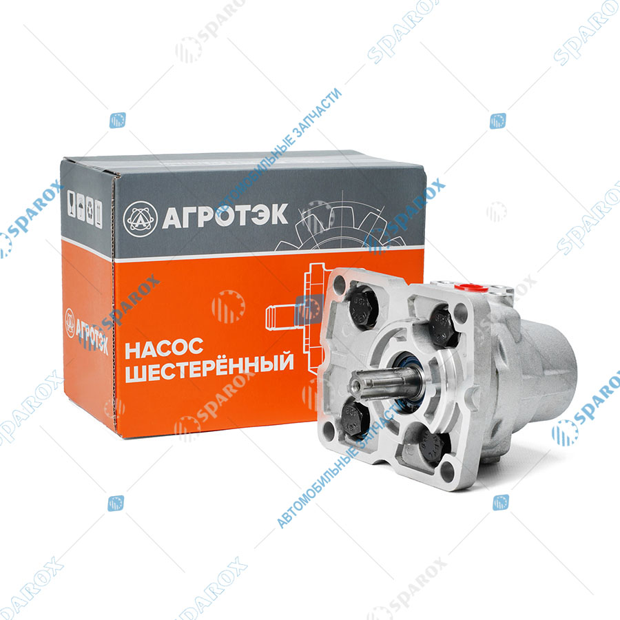 АЕ-НШ-10М-3А Насос шестерённый правый плоский 4-х шлицевой вал (НШ-10У-3 Пр, GP 2BM 10R-A101A) НШ-10М-3А (AE)