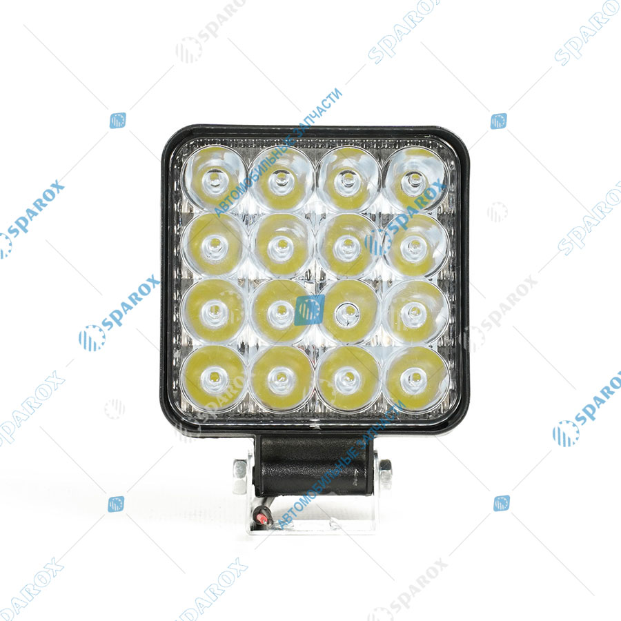 АЕ-AE48S-16LED-HC-MINI Фара светодиодная квадратная 85х21х111 направленный свет 10/30В 48Вт 16 диодов AE48S-16LED-HC-MINI