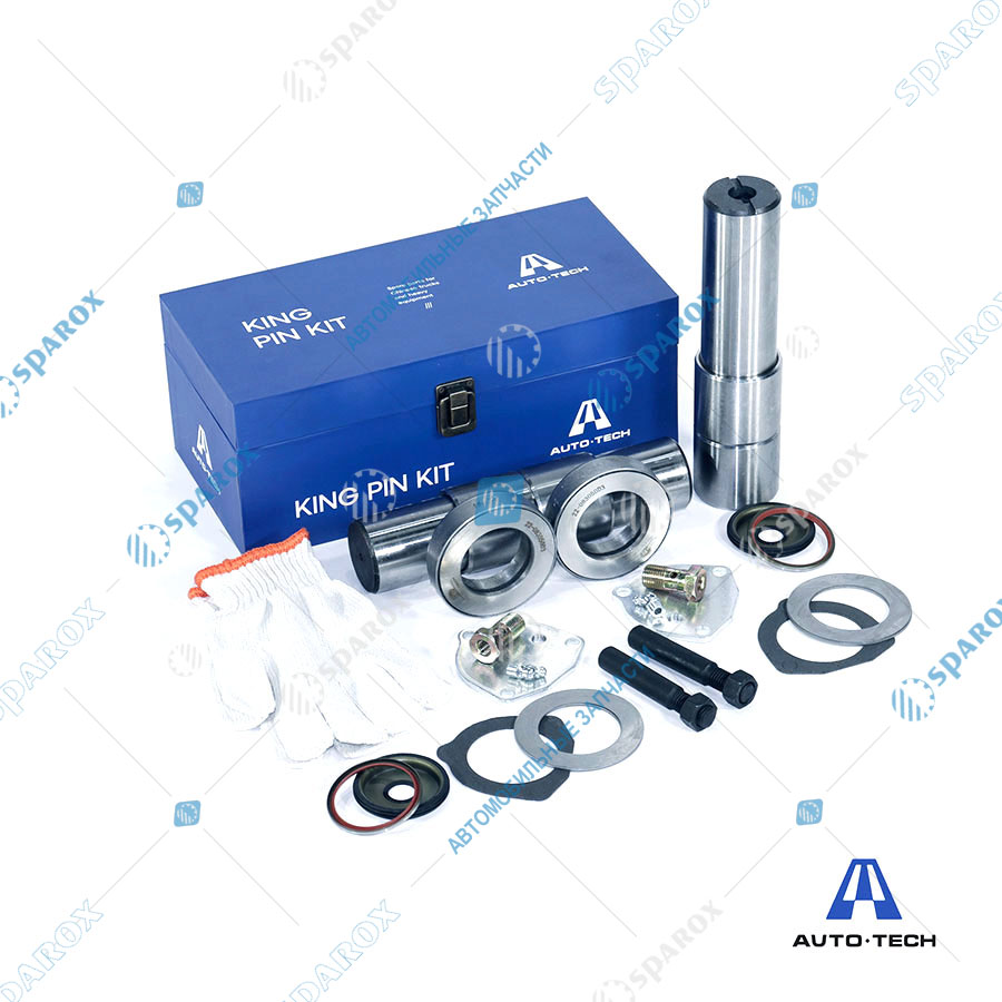 Avto-Tech-AT1754 Шкворень полный комплект FAW J6P D=50/L=227 AVTO-T