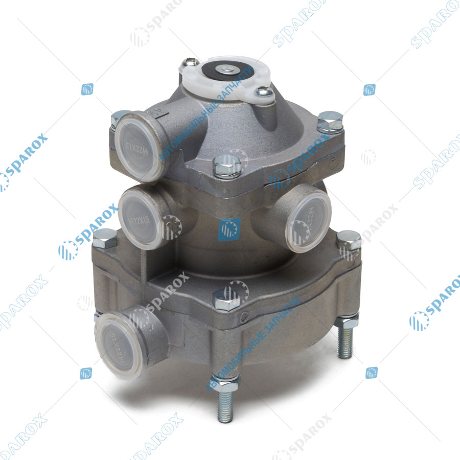 100-3522010 Клапан упр.тормозом (2-пров) Камаз, МАЗ, КрАЗ (100-3522010) 30-004 (АВТОМАГНАТ)