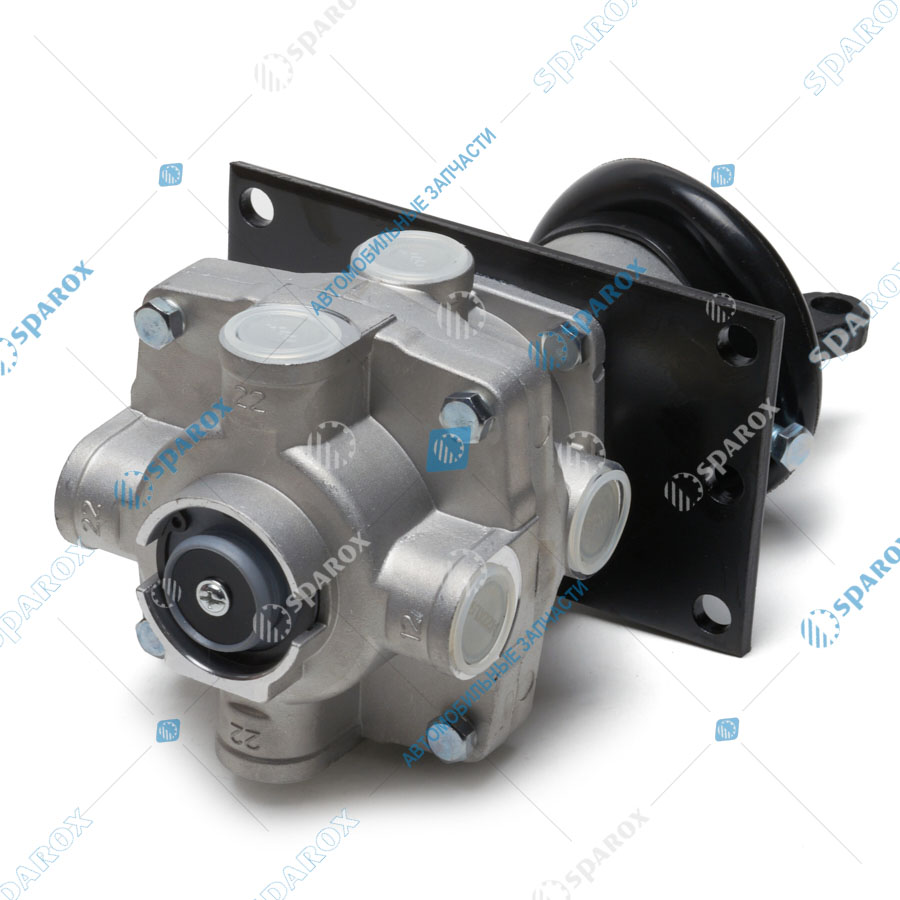 100-3514008 Кран тормозной 2-секционный Камаз,КрАЗ,МАЗ (100-3514008) АМ-30-020 (АВТОМАГНАТ)