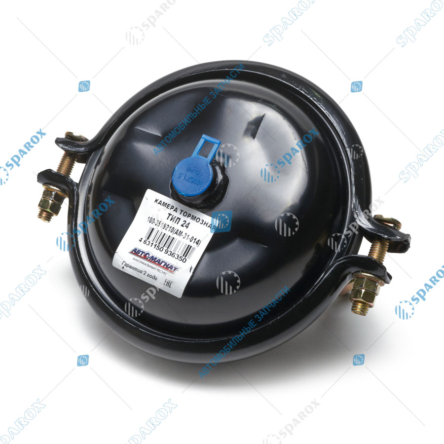 100-3519210 Камера тормозная тип 24 с корот.  штоком Камаз, МАЗ, КрАЗ, УРАЛ (100-3519210) АМ-31-004 (АВТОМАГНАТ)