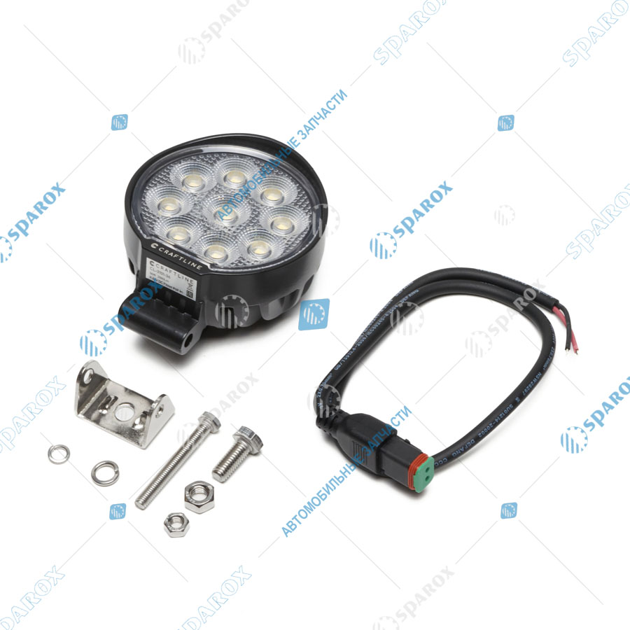 CL3101-36 Фара светодиодная круглая рассеянный свет 9-32В 36Вт 9 диодов IP68 CL3101-36  (CRAFTLINE)
