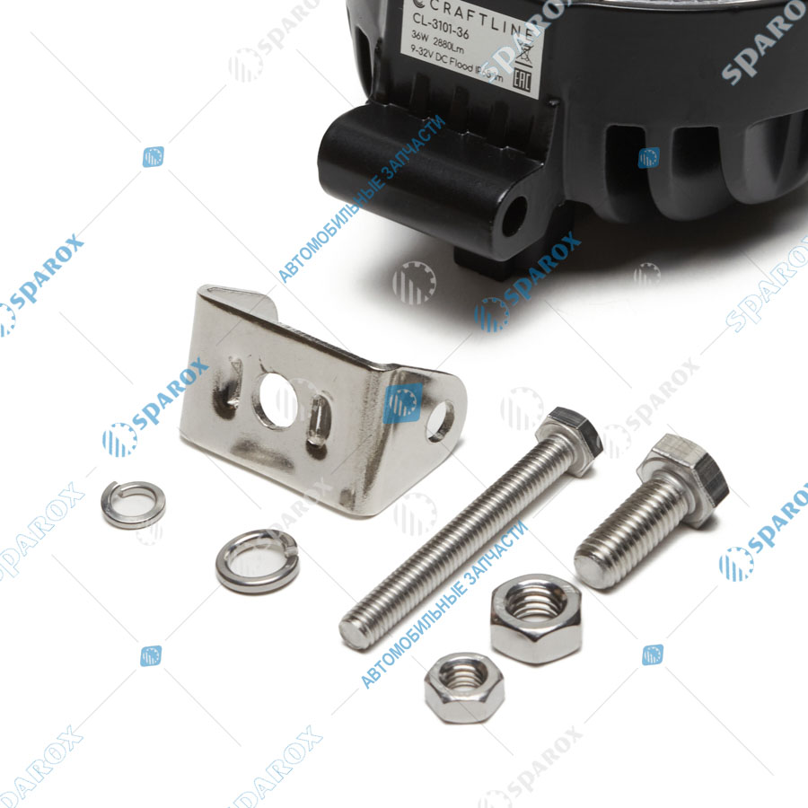 CL3101-36 Фара светодиодная круглая рассеянный свет 9-32В 36Вт 9 диодов IP68 CL3101-36  (CRAFTLINE)