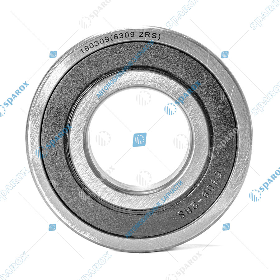 пк 180309 (6309 2RS) Подшипник 180309 (6309 2RS) шариковый радиальный однорядный закрытый (45х100х25) AIMPULS